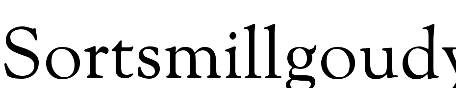 Sorts Mill Goudy Regular Font Download Free